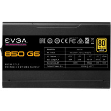 EVGA Supernova 850 G6 fonte de alimentação 850 W 24-pin ATX Preto