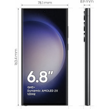Samsung Galaxy S23 Ultra SM-S918B 17,3 cm (6.8") Dual SIM Android 13 5G USB Type-C 8 GB 256 GB 5000 mAh Preto