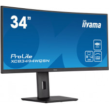 iiyama ProLite XCB3494WQSN-B5 LED display 86,4 cm (34") 3440 x 1440 pixels UltraWide Quad HD Preto