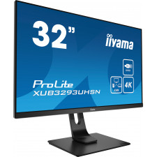 iiyama ProLite XUB3293UHSN-B1 monitor de ecrã 80 cm (31.5") 3840 x 2160 pixels 4K Ultra HD LED Cinzento