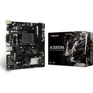 Biostar A320MH 2.0 motherboard AMD A320 Socket AM4 micro ATX