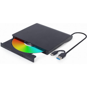Gembird DVD-USB-03 unidade de disco ótico DVD±RW Preto