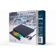 Gembird DVD-USB-03 unidade de disco ótico DVD±RW Preto