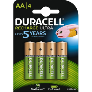 Duracell 4xAA 2400mAh Bateria recarregável AA