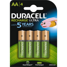 Duracell 4xAA 2400mAh Bateria recarregável AA