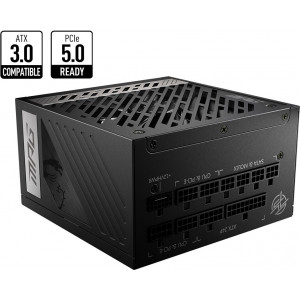 MSI MPG A850G PCIE5 fonte de alimentação 850 W 24-pin ATX ATX Preto