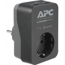 APC PME1WU2B-GR estabilizador de corrente Preto, Cinzento 1 tomada(s) CA 230 V