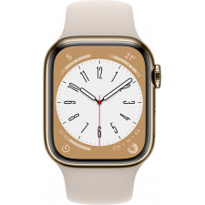 Apple Watch Series 8 OLED 41 mm 4G Dourado GPS