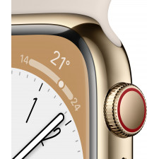 Apple Watch Series 8 OLED 41 mm 4G Dourado GPS