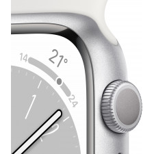 Apple Watch Series 8 OLED 45 mm Prateado GPS