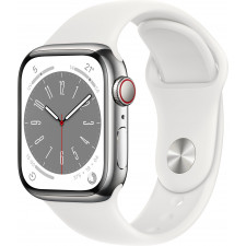 Apple Watch Series 8 OLED 41 mm 4G Prateado GPS