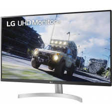 LG 32UN500P-W monitor de ecrã 80 cm (31.5") 3840 x 2160 pixels 4K Ultra HD Prateado, Branco