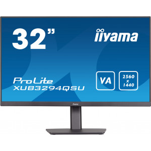 iiyama ProLite XUB3294QSU-B1 monitor de ecrã 80 cm (31.5") 2560 x 1440 pixels Wide Quad HD LCD Preto