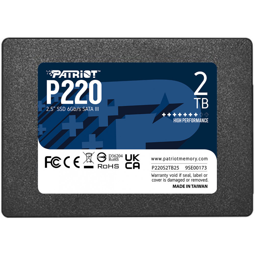 Patriot Memory P220 2TB 2.5" 2000 GB Serial ATA III