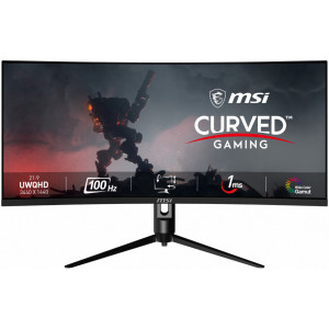 MSI MAG342CQPV monitor de ecrã 86,4 cm (34") 3440 x 1440 pixels UltraWide Quad HD LCD Preto