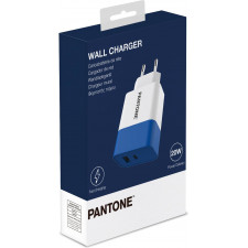Pantone PT-PDAC02N carregador de dispositivos móveis Azul, Branco Interior