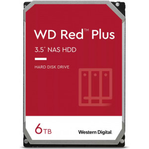 Western Digital Red Plus WD60EFPX unidade de disco rígido 3.5" 6000 GB Serial ATA III