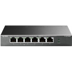 TP-Link TL-SF1006P switch de rede Não-gerido Fast Ethernet (10 100) Power over Ethernet (PoE) Preto