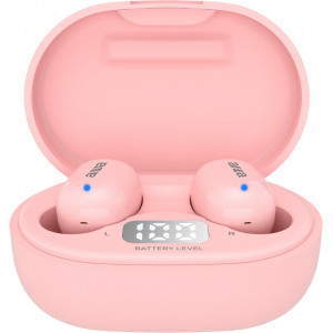 Aiwa EBTW-150PK auscultador Auscultadores Sem fios Intra-auditivo Chamadas Música Bluetooth Rosa