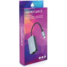 Nanocable 10.03.0410 cartão de rede Ethernet 2500 Mbit s