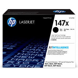 HP LaserJet Toner Original 147X Preto de elevado rendimento