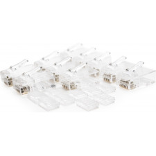 Nanocable 10.21.0201-50 conector RJ-45 Transparente