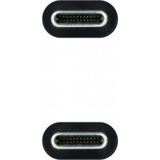 Nanocable 10.01.4300-COMB cabo USB 0,5 m USB4 Gen 2x2 USB C Verde-azulado, Preto, Cinzento