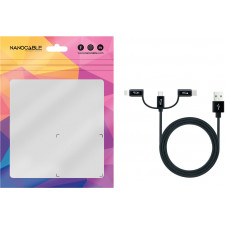 Nanocable 10.01.3200 cabo USB 1 m USB 2.0 USB A Micro-USB B Preto