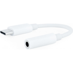 Nanocable 10.24.1205-W cabo de áudio 0,11 m 3.5mm USB Type-C Branco