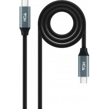 Nanocable 10.01.4301-L150 cabo USB 1,5 m USB4 Gen 2x2 USB C Preto