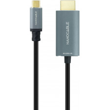 Nanocable 10.15.5162 adaptador de cabo de vídeo 1,8 m USB Type-C HDMI Type A (Standard) Preto