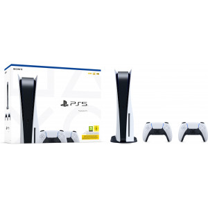 Sony PlayStation 5 - Bundle 2 Controller Wireless DualSense 825 GB Wi-Fi Preto, Branco