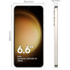 Samsung Galaxy S23+ SM-S916B 16,8 cm (6.6") Dual SIM Android 13 5G USB Type-C 8 GB 256 GB 4700 mAh Creme