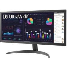 LG 26WQ500-B monitor de ecrã 65,3 cm (25.7") 2560 x 1080 pixels 4K Ultra HD LCD Preto