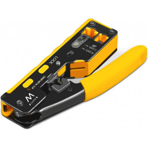 Ewent EW9006 alicate de corte Ferramenta de engaste Preto, Amarelo