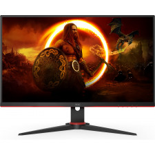 AOC 24G2SAE BK monitor de ecrã 60,5 cm (23.8") 1920 x 1080 pixels Full HD Preto, Vermelho