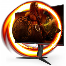AOC Q27G2S EU monitor de ecrã 68,6 cm (27") 2560 x 1440 pixels Quad HD LED Preto, Vermelho