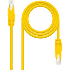 Nanocable 10.20.0400-Y cabo de rede Amarelo 0,5 m Cat6e U UTP (UTP)