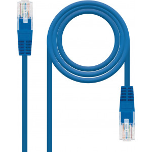 Nanocable 10.20.0400-BL cabo de rede Azul 0,5 m Cat6e U UTP (UTP)