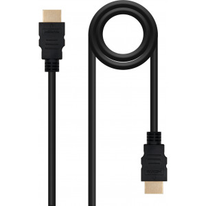 Nanocable 10.15.1700 cabo HDMI 1 m HDMI Type A (Standard) Preto