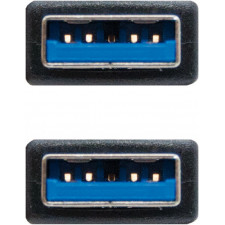 Nanocable 10.01.1001-BK cabo USB 1 m USB 3.2 Gen 1 (3.1 Gen 1) USB A Preto