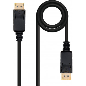 Nanocable 10.15.2300 cabo DisplayPort 0,5 m Preto