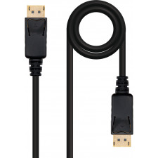 Nanocable 10.15.2300 cabo DisplayPort 0,5 m Preto