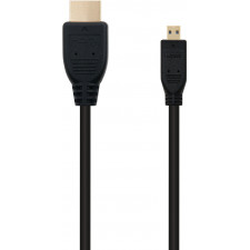 Nanocable 10.15.3502 cabo HDMI 1,8 m HDMI Type A (Standard) HDMI Type D (Micro) Preto