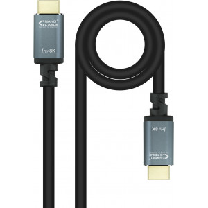 Nanocable 10.15.8000 cabo HDMI 0,5 m HDMI Type A (Standard) Preto