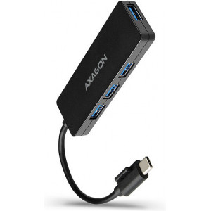 Axagon HUE-G1C hub de interface USB 3.2 Gen 1 (3.1 Gen 1) Type-C 5000 Mbit s Preto