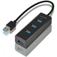 Axagon HUE-S2B hub de interface USB 3.2 Gen 1 (3.1 Gen 1) Type-A 5000 Mbit s Preto