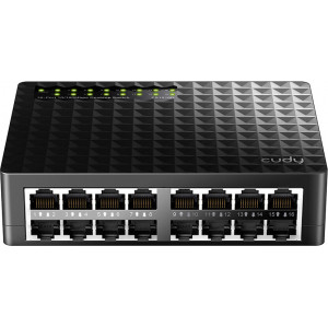 Cudy FS1016D switch de rede Fast Ethernet (10 100) Preto