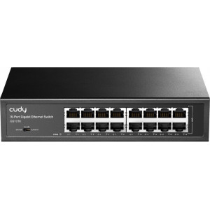 Cudy GS1016 switch de rede Gigabit Ethernet (10 100 1000) Preto