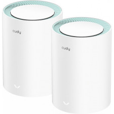 Cudy M1300 2-PACK sistema de Wi-Fi Mesh Dual-band (2,4 GHz   5 GHz) Wi-Fi 5 (802.11ac) Branco 1 Interno